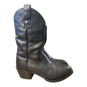Ariat Sedona Western Cowboy Boot Black Leather Men size 8 D